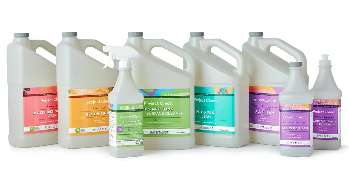 Project Clean packaging 100% PCR resin