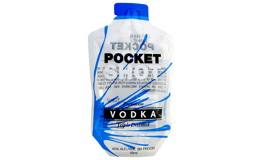 Pocket Shot vodka pouch