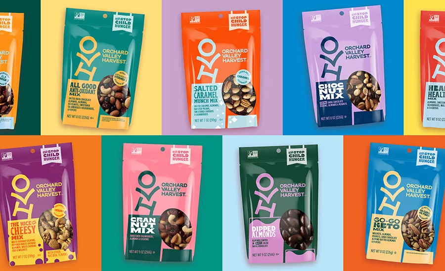 Orchard Valley Harvest redesigned packages