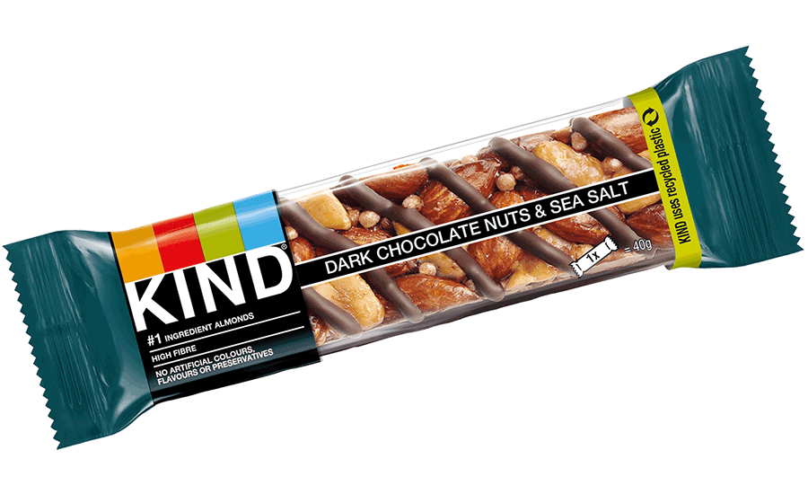 KIND'ın sağlıklı snack bar ambalajları