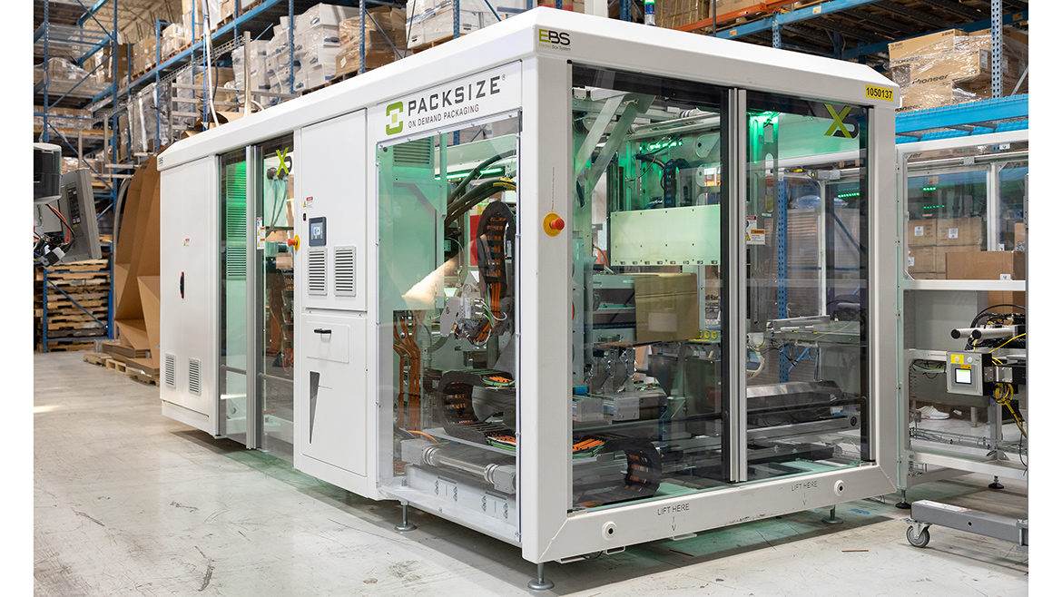 Packsize X5, the world’s first fully-automated erected box system