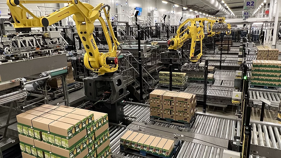 Unilever’s nutrition factory in Ploiesti, Romania.