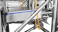 Close up shot of Velteko washdown machine