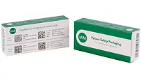 Pharmaceutical packaging featuring serialized codes