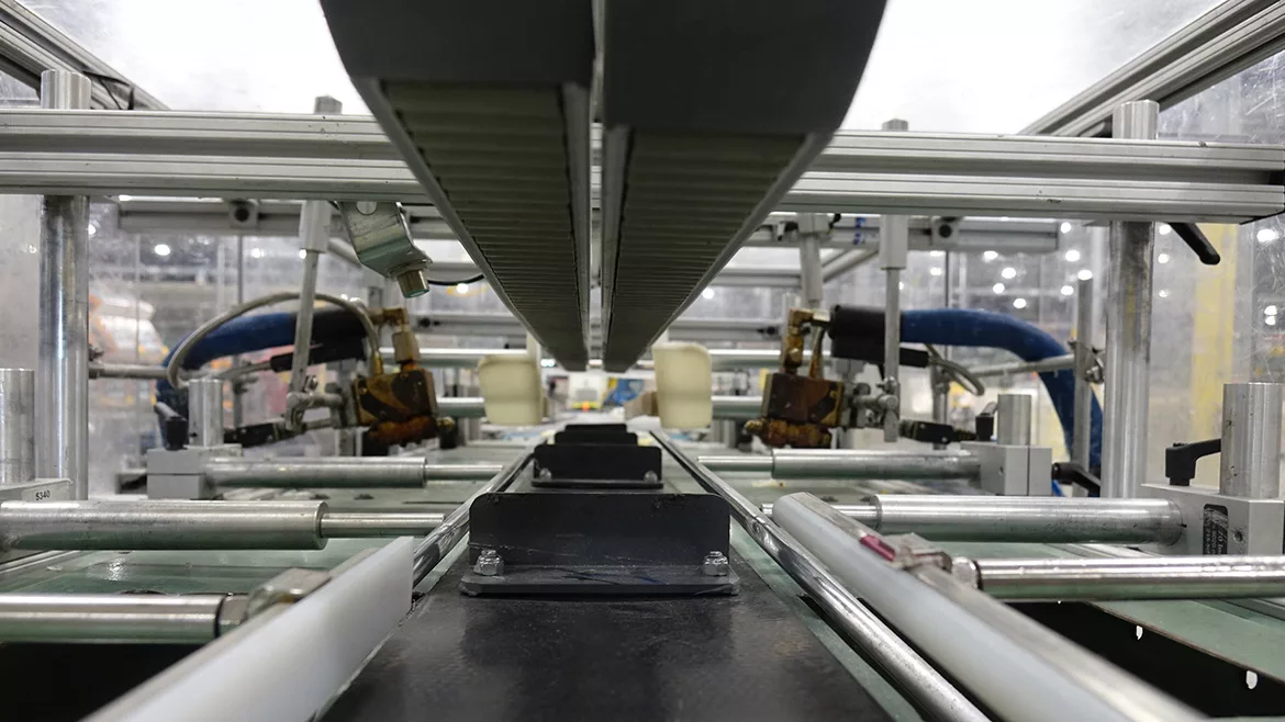 Image of an automated cartoner line.
