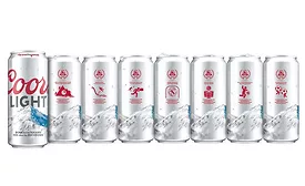 Coors Light Games Cans