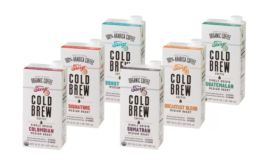 Steep 18 Cold Brew using SIG Combibloc carton packs