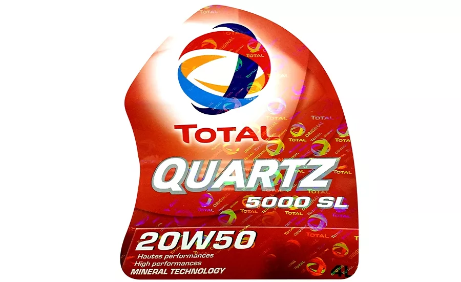 Packaging hologram for oil bottle wind industry awards