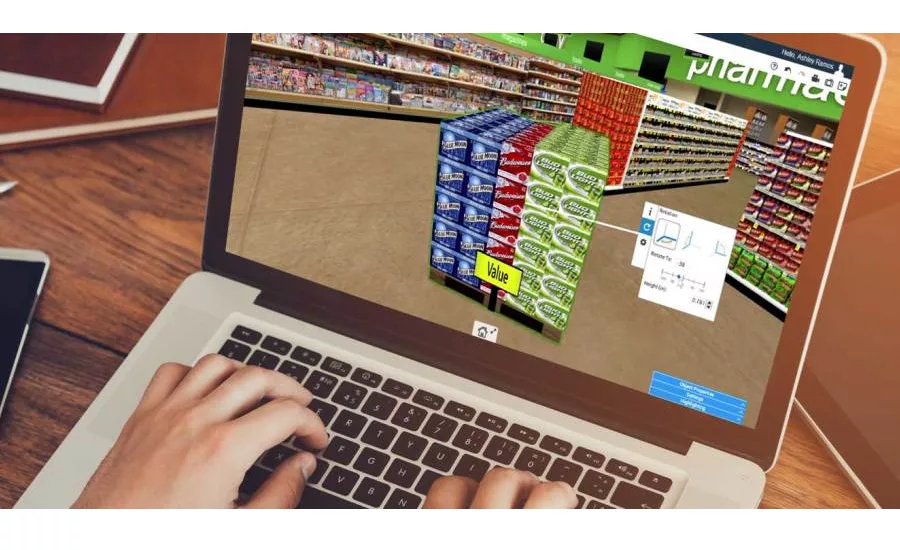 virtual reality at the click of a button