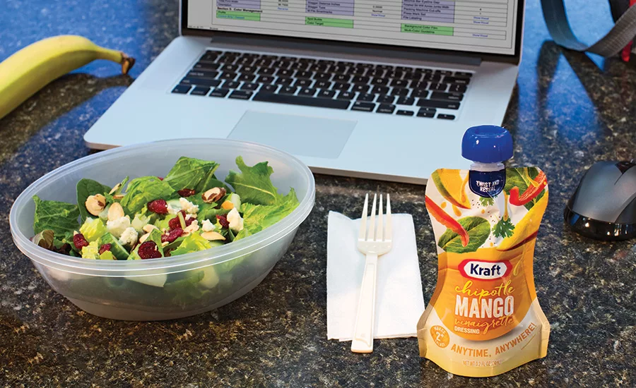 Standup Pouches Add Zest to Salad Dressing Aisle