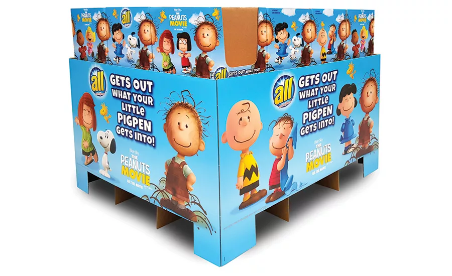 Direct Printed Pallet Display with Club Store Mechandising Trays
