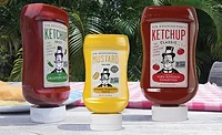 Condiment Bottles Capture Attention