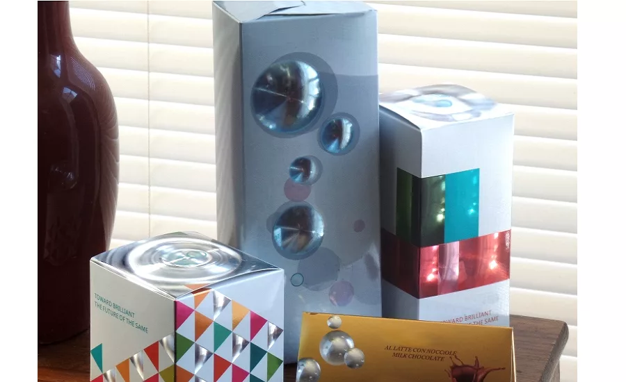 Radial Fresnel Effect Catches Eyes on Packaging