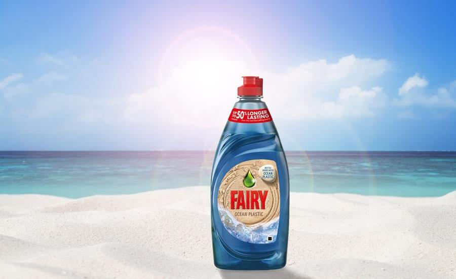 Procter & Gamble launches bottle made from 100% recycled and ocean plastic