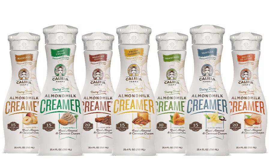Califia Farms launches new coffee creamer bottle design