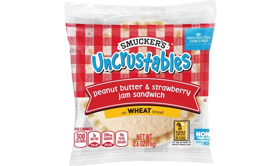 Uncrustables Packaging Highlights Corn Syrup Removal