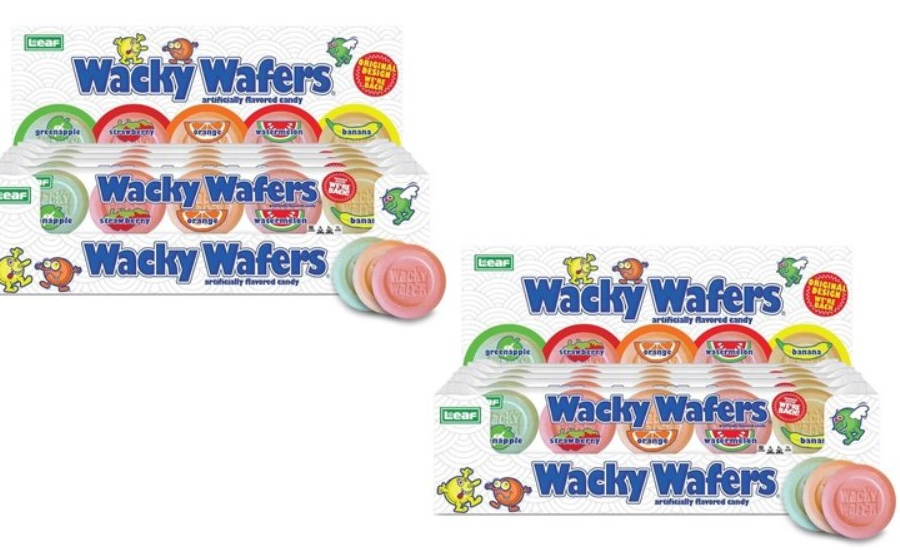 Wacky Wafers back in original packaging, flavors and size