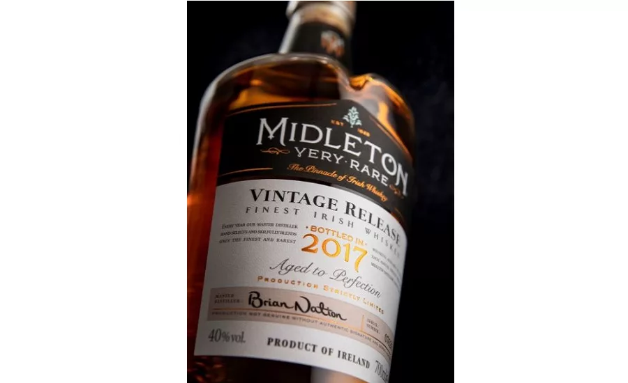 Rare Irish Whisky Adorned in New Luxe Packaging