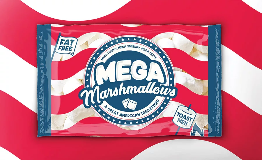Marshmallow Packaging Gets Americana Makeover