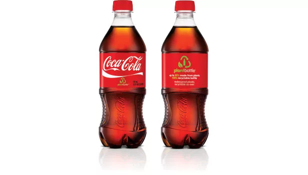 coca cola plast bottles sustainable