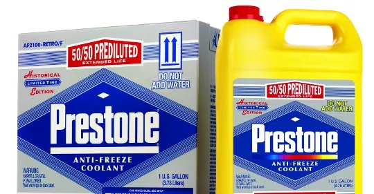Retro Prestone packaging