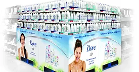 Dove 4 pallet display