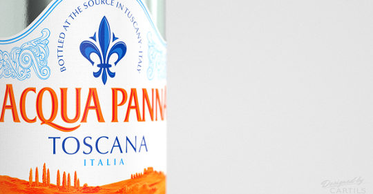 Acqua Panna Water Gets Global Brand Redesign, 2014-07-10