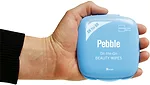 pebble on the go blue beauty wipes