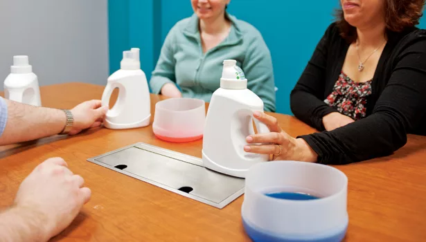 group testing detergent