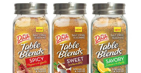 New Brand Identity, Packaging for Mrs. Dash Table Blends, 2014-10-13, Brand Packaging
