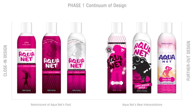 aqua net container design