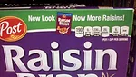 raisin bran framing packaging