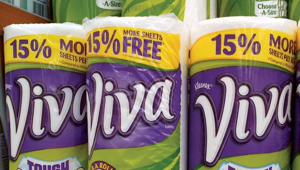 viva kleenex convey values packaging