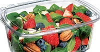 crystal seal tamper evident containers salad