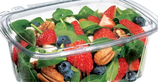 crystal seal tamper evident containers salad