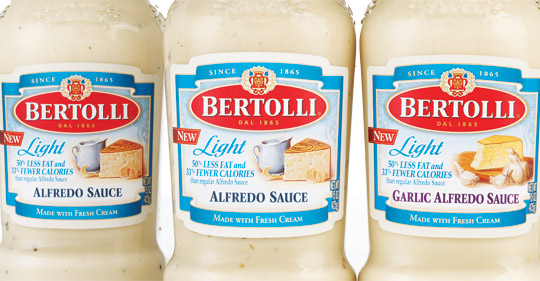 bertolli light sauce alfredo