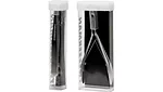Tweezer old packaging black and white
