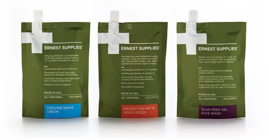 earnest supplies men skin care