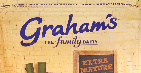 graham's the family dairy packaging