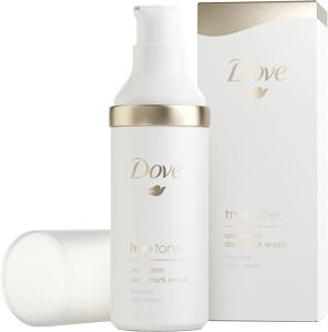 dove true tone night cream