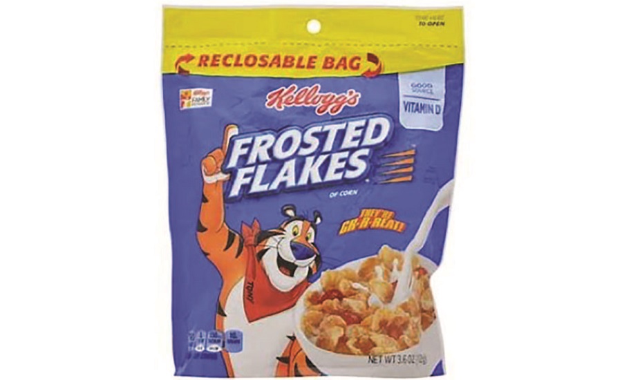 Flexible pouches for cereal