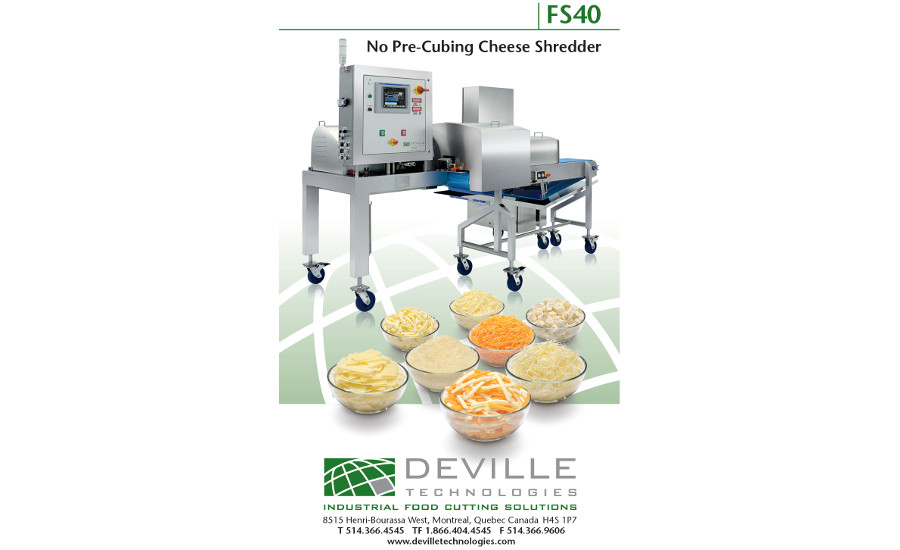 Deville FS40 high capacity cheese shredder