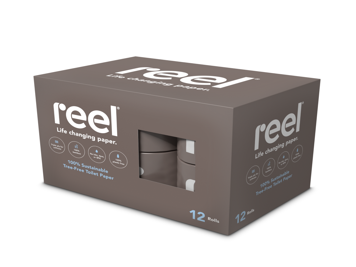 ReelPaper Reel Bamboo Toilet Paper - Tan 24 Count - 511 requests