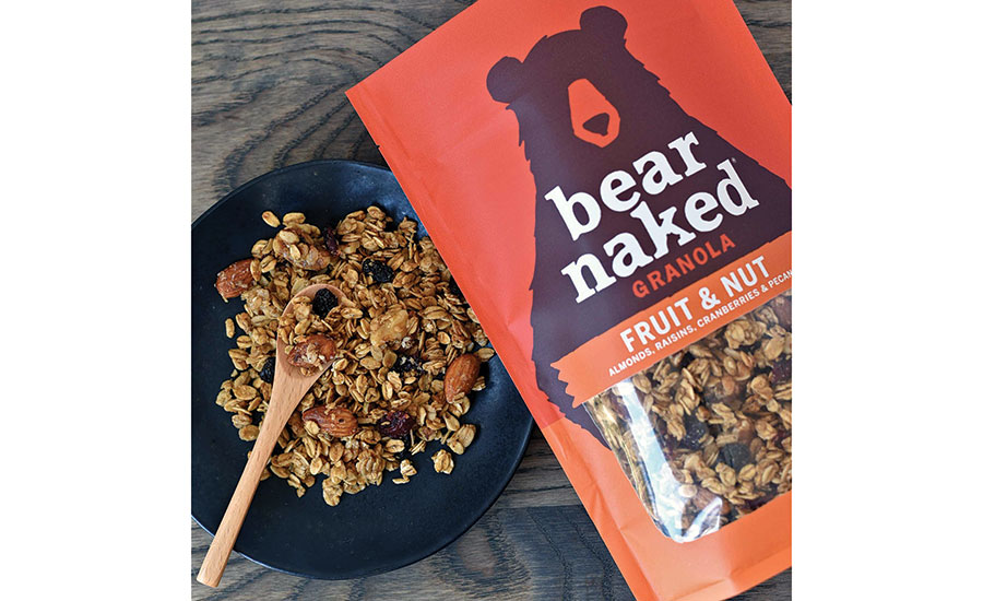 Bear Naked’s new line of packaging 