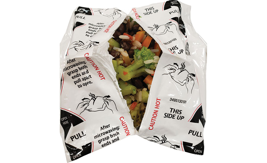 Openbag product ready to be served