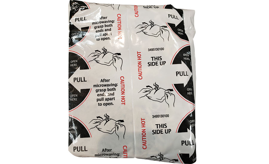 Preprinted Top Film for microwave cooking