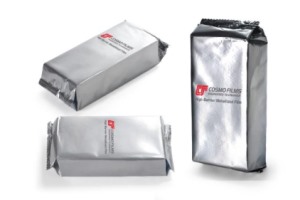 High-barrier metallized packaging film