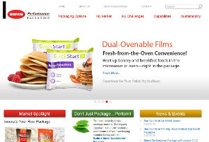 Bemis Packaging new website
