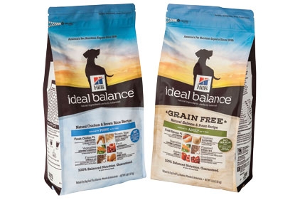 grain-free dog food pouch