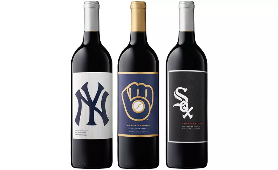 Major League Baseball wine labels